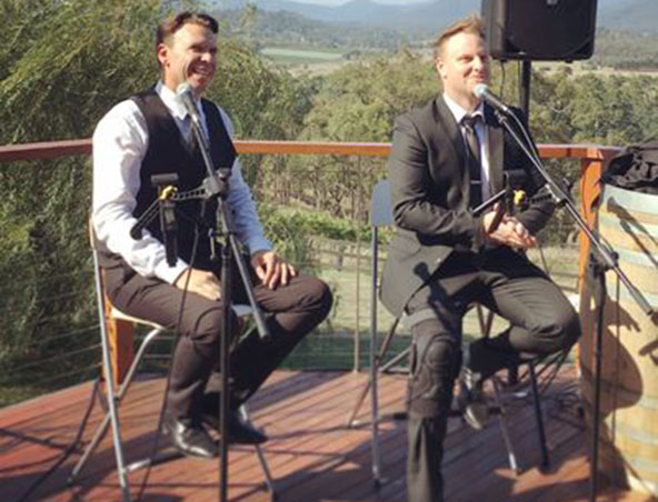 Something Borrowed Acoustic Duo Melbourne - Wedding Singers - Musicians